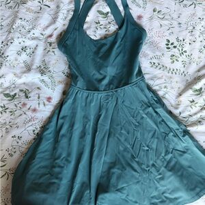 teal halara tennis dress